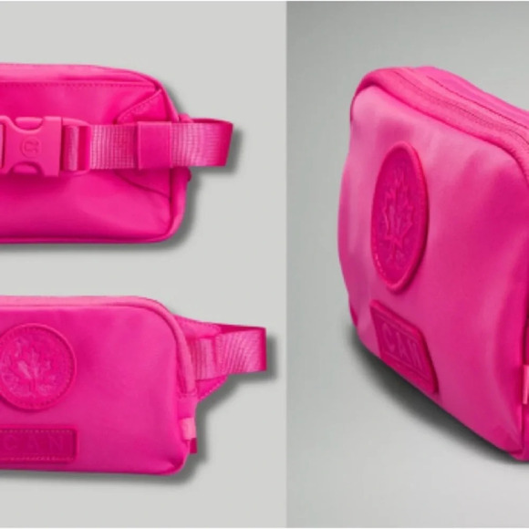 🆕🇨🇦 Lululemon Team Canada Future Legacy Mini Belt Bag Sonic Pink - Picture 1 of 7